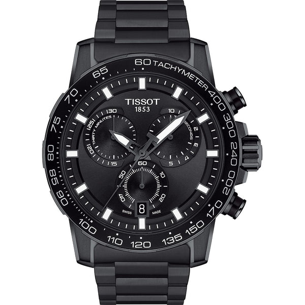 Tissot Men's Supersport Black PVD 46mm Chronograph Watch