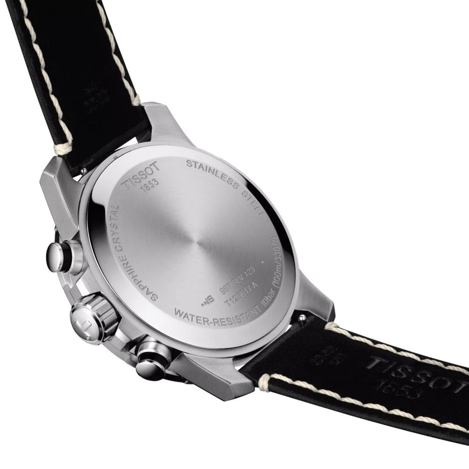 Tissot Men's Supersport Chrono Quartz Watch | Black Strap | 45.5mm