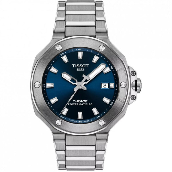 Tissot Men's T-Race 41mm Blue Dial Powermatic 80 Watch