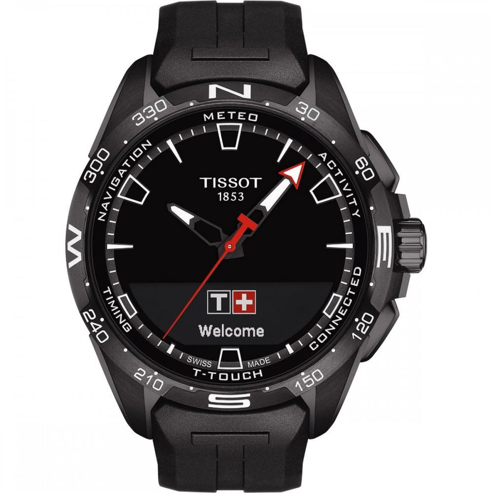 Tissot Men's T-Touch Connect Solar Black Titanium Watch