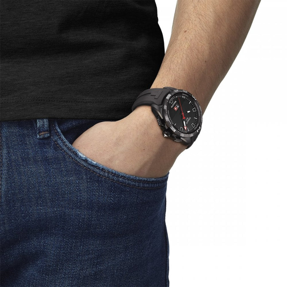Tissot Men's T-Touch Connect Solar Black Titanium Watch