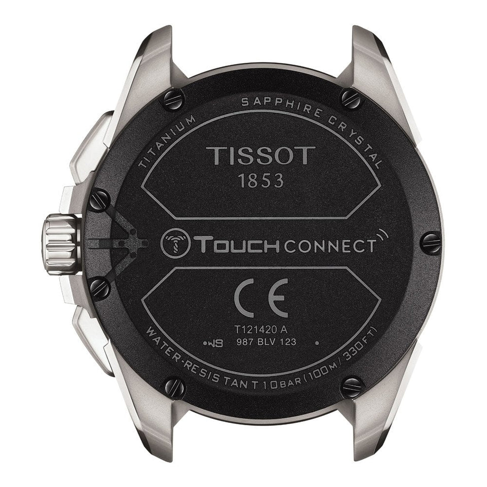Tissot Men's T-Touch Connect Solar Titanium Case Watch | Red Strap