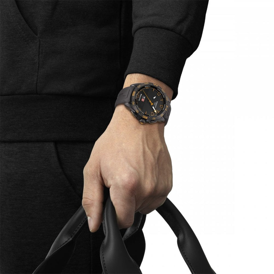 Tissot Men's T-Touch Connect Solar Titanium Watch | Black