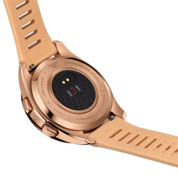 Tissot T-TOUCH Connect Sport 44mm Beige Strap Watch