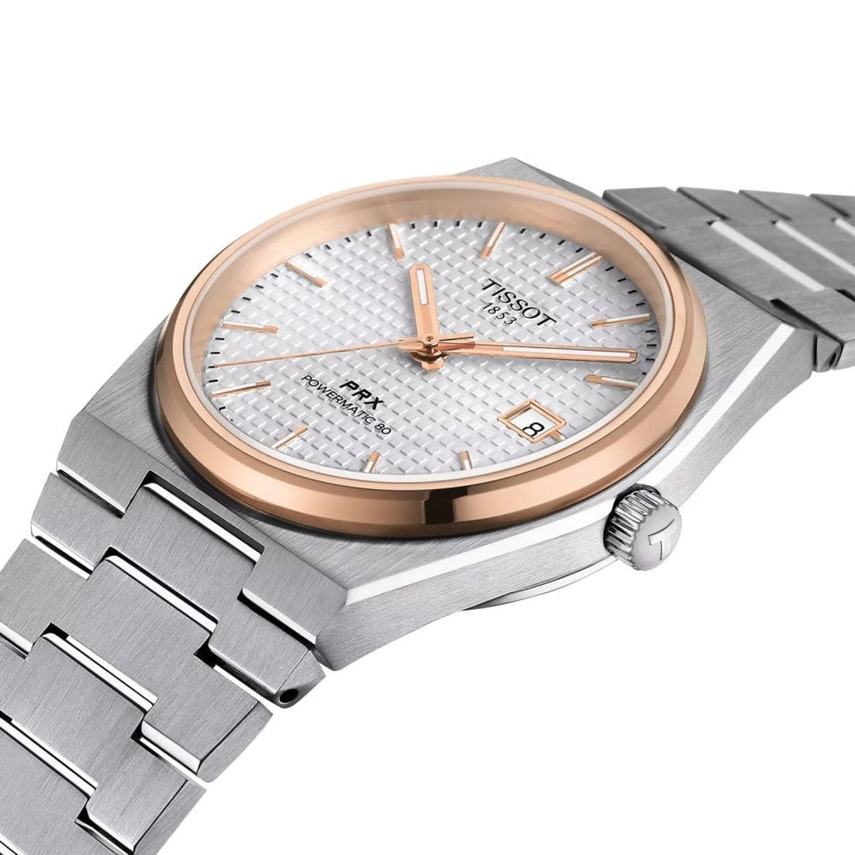 Tissot Men's Two Tone 40mm PRX Powermatic Watch