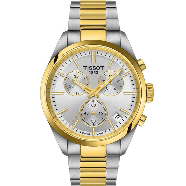 Tissot Men's Two Tone PR 100 Chronograph Watch