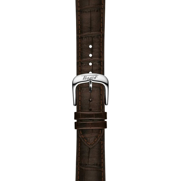 Tissot Men's Visodate 39mm Automatic Brown Strap Watch
