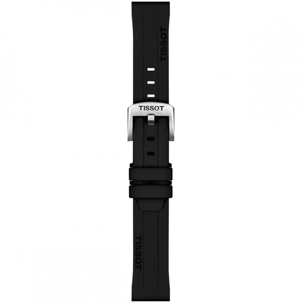 Tissot Offical Black Silicone Strap 18mm