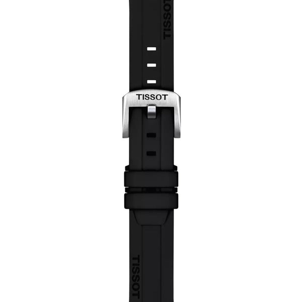 Tissot Offical Black Silicone Strap 18mm