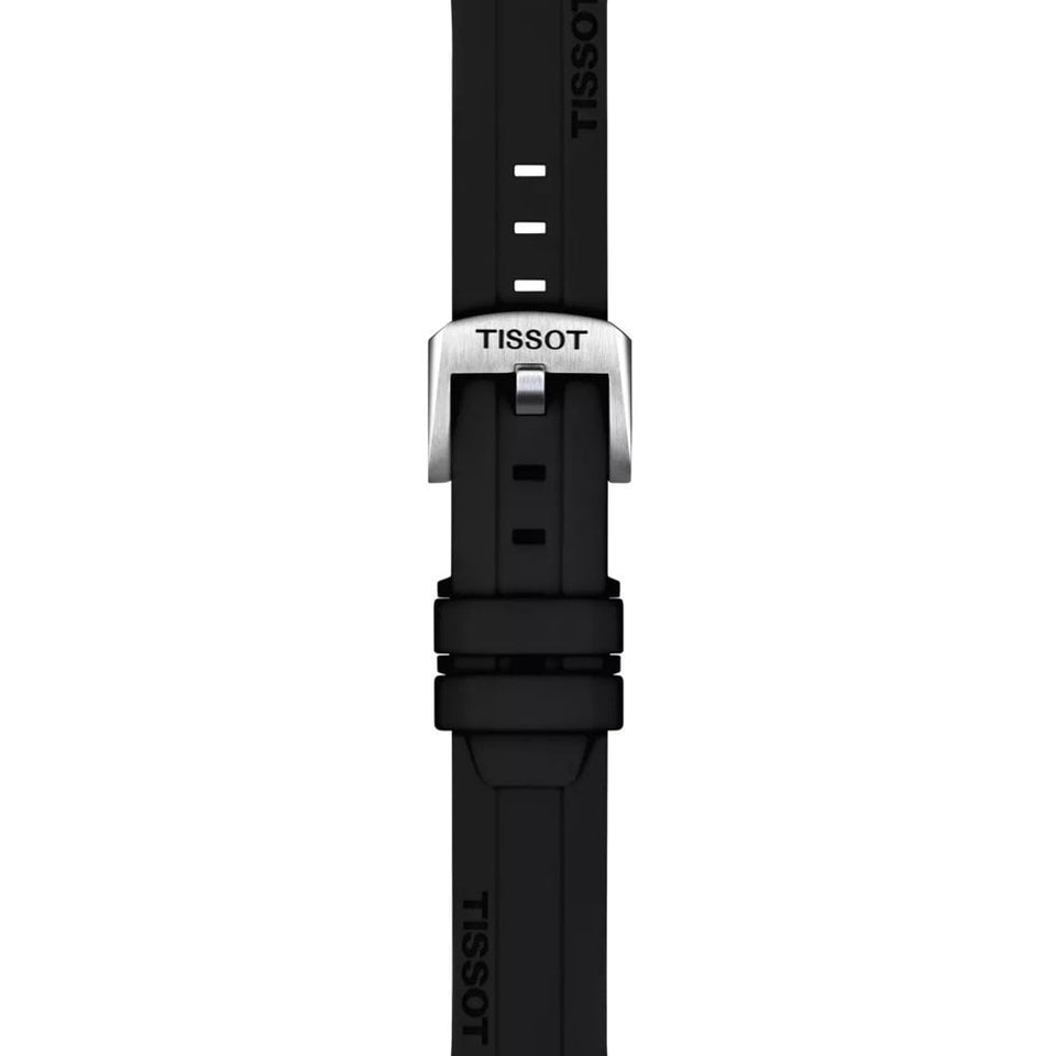Tissot Offical Black Silicone Strap 18mm
