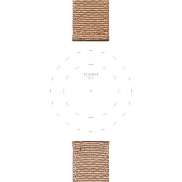 Tissot Official Beige Fabric Strap 22mm