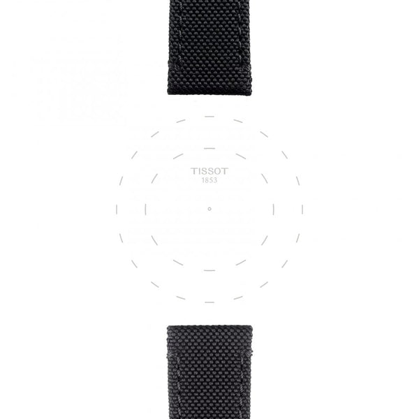 Tissot Official Black Fabric Strap 21mm