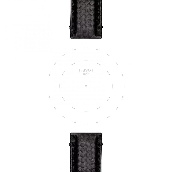 Tissot Official Black Fabric Strap Watch 20mm
