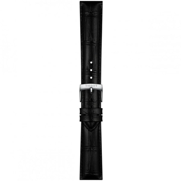 Tissot Official Black Leather Strap 18mm