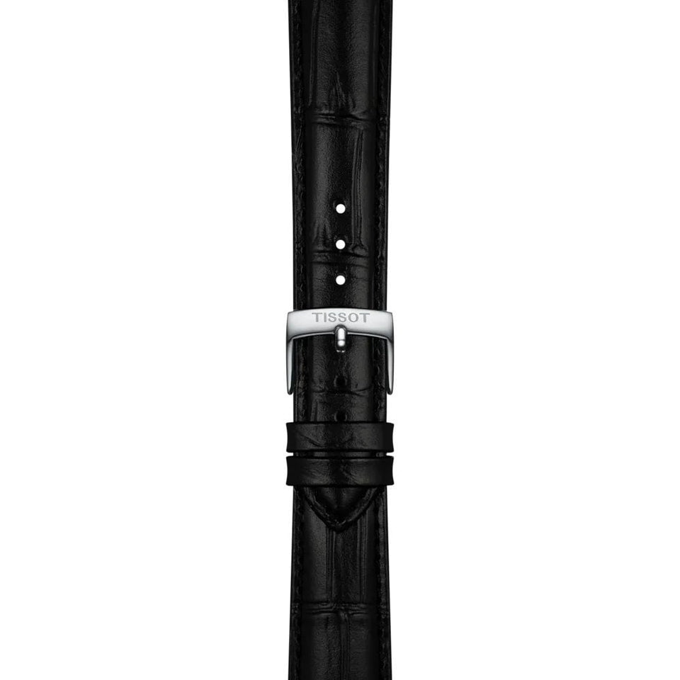 Tissot Official Black Leather Strap 18mm