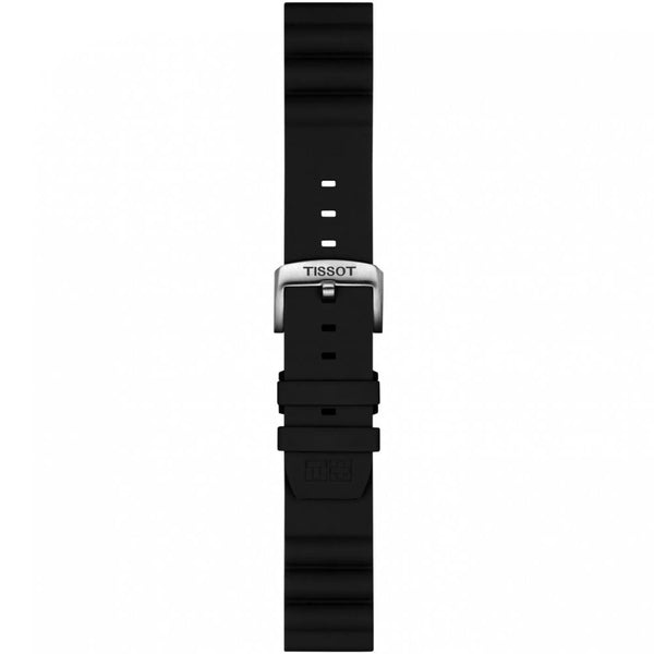 Tissot Official Black Silicone Strap 22mm