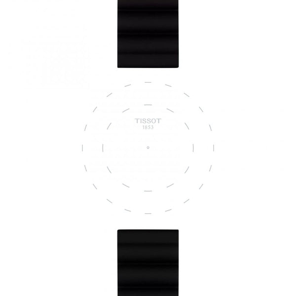 Tissot Official Black Silicone Strap 22mm
