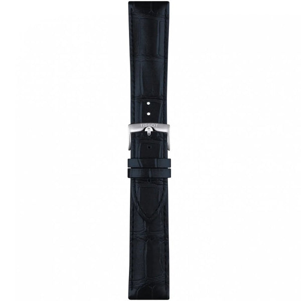 Tissot Official Blue Alligator Style Leather Strap 22mm