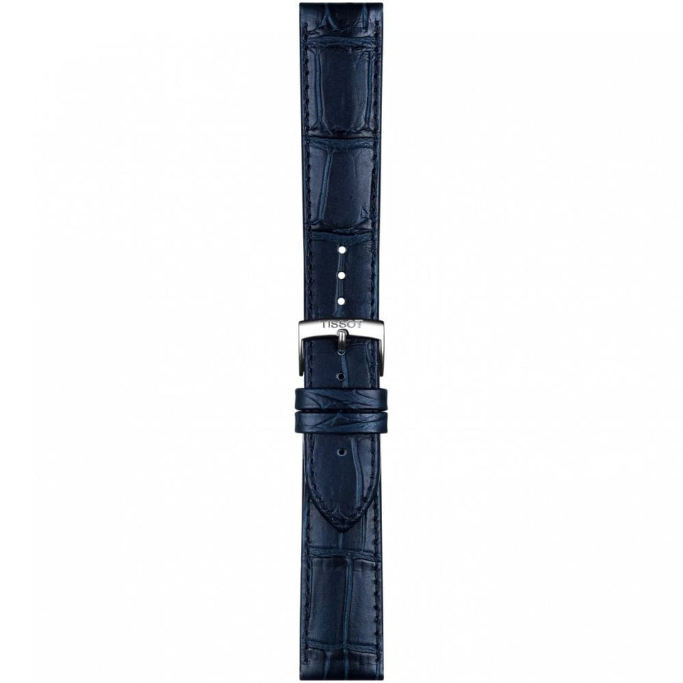 Tissot Official Blue Leather Strap 20mm