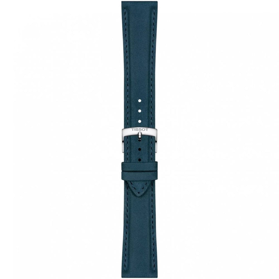 Tissot Official Blue Leather Strap 21mm