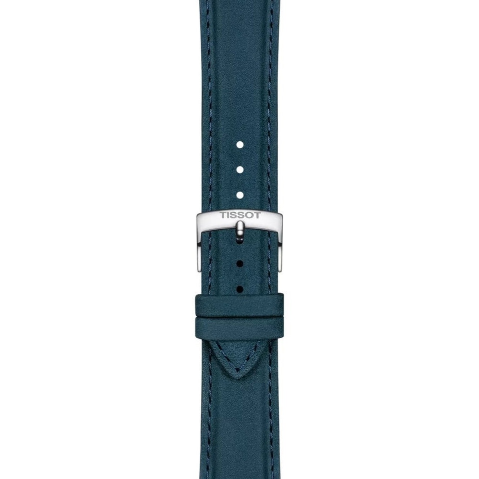 Tissot Official Blue Leather Strap 21mm