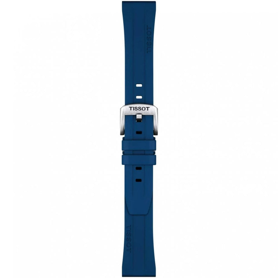 Tissot Official Blue Rubber Strap 20mm