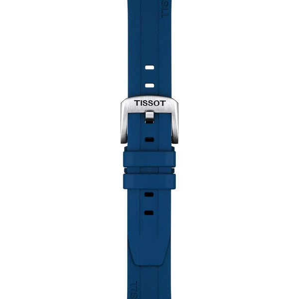 Tissot Official Blue Rubber Strap 20mm