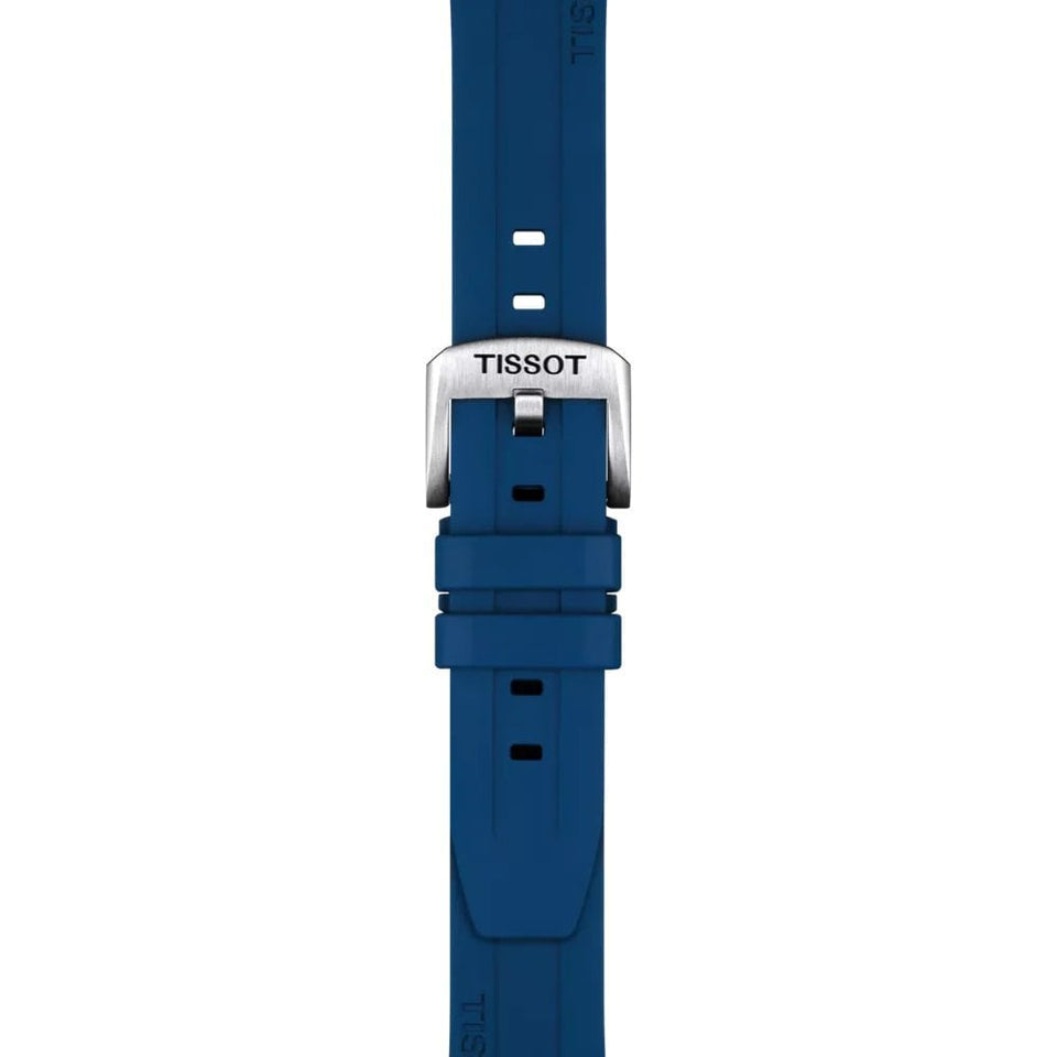 Tissot Official Blue Rubber Strap 20mm