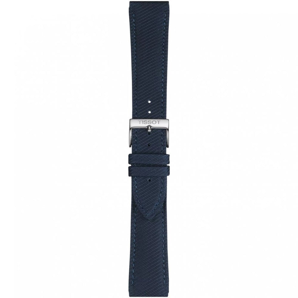 Tissot Official Blue Textile Strap 22mm
