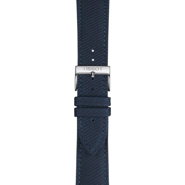 Tissot Official Blue Textile Strap 22mm