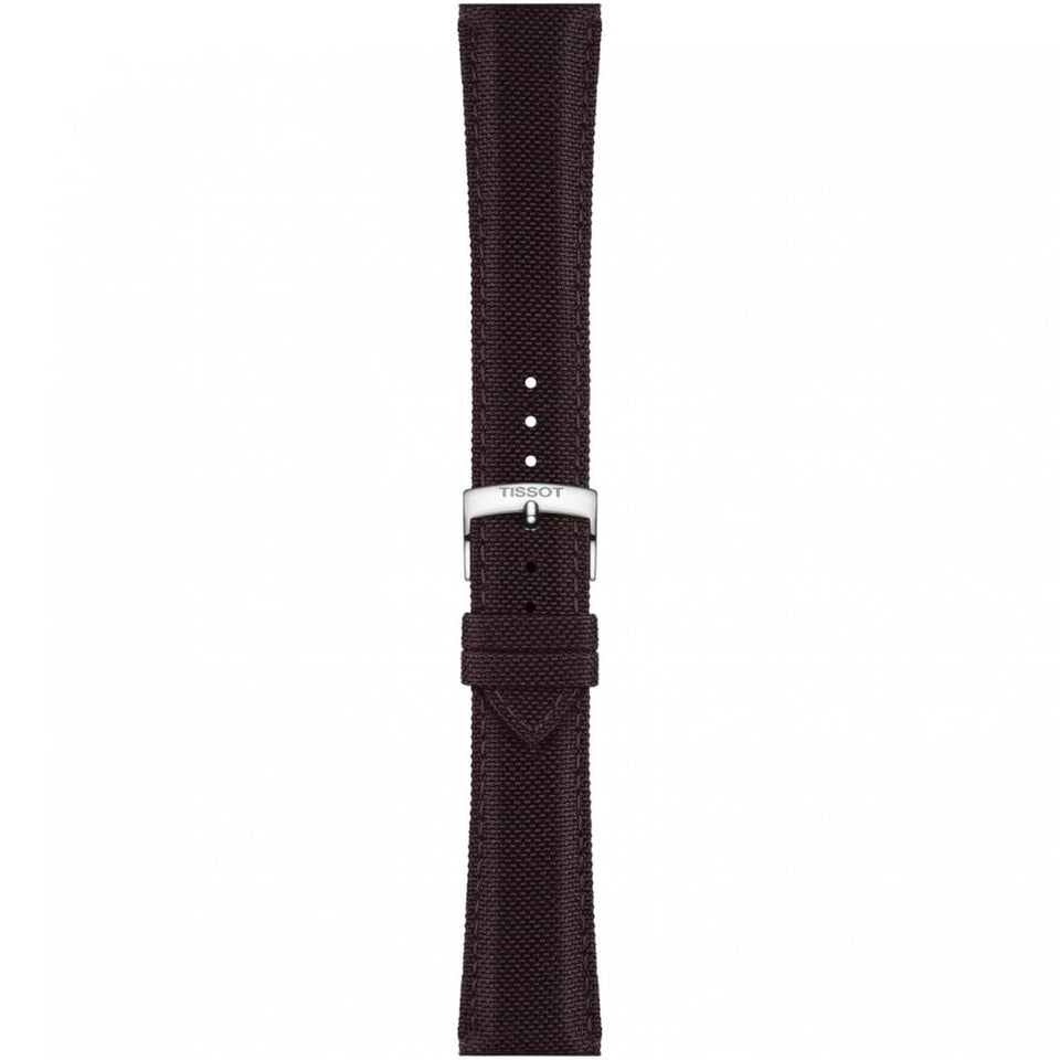 Tissot Official Brown Fabric Strap 21mm