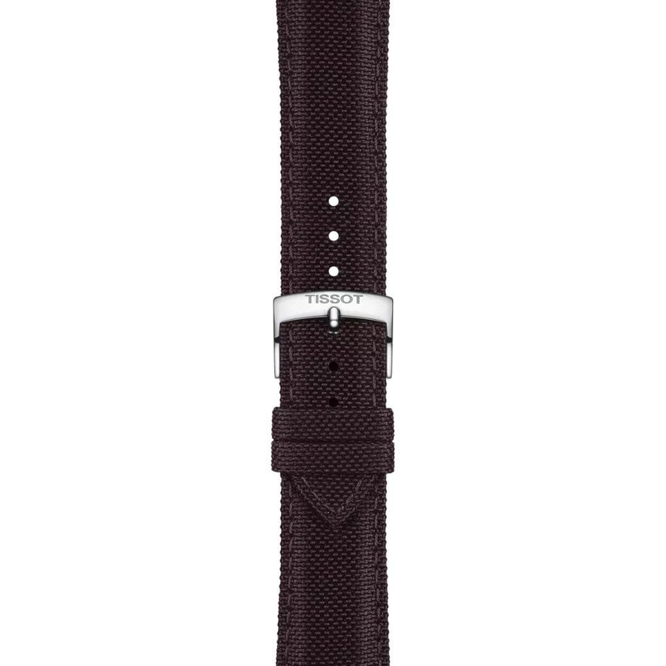 Tissot Official Brown Fabric Strap 21mm