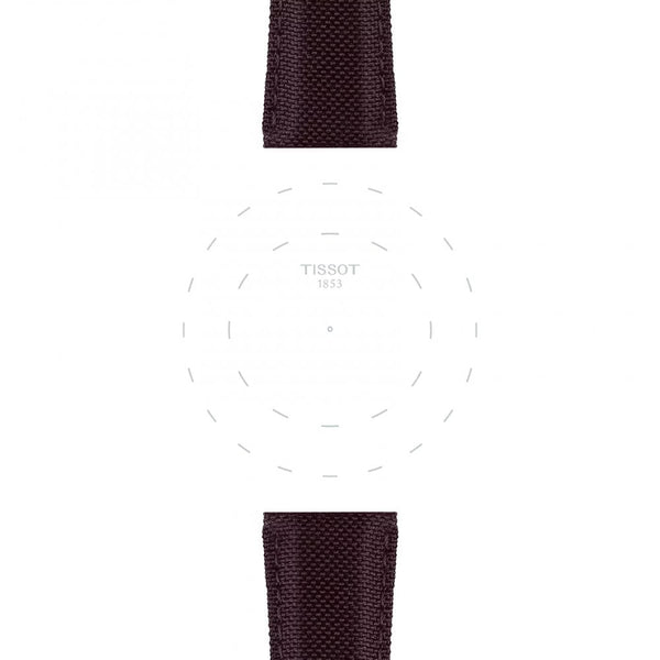 Tissot Official Brown Fabric Strap 21mm