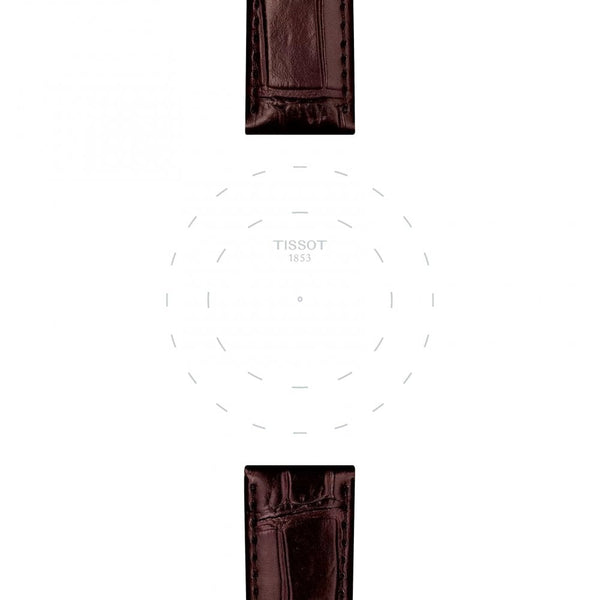 Tissot Official Brown Leather Strap 20mm