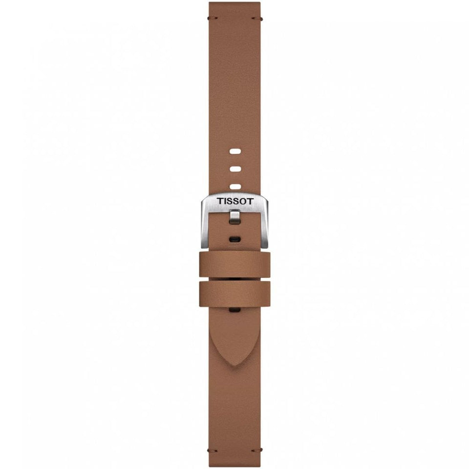 Tissot Official Brown Synthetic Strap 18mm