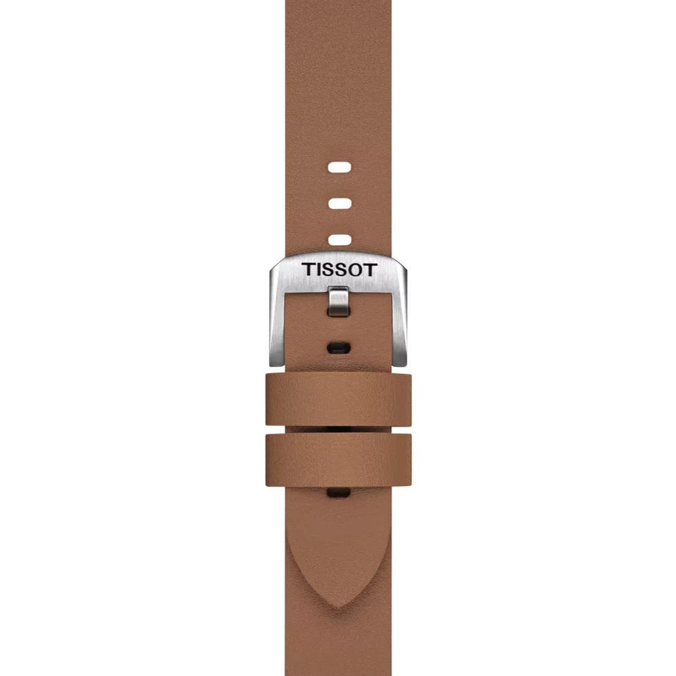 Tissot Official Brown Synthetic Strap 18mm