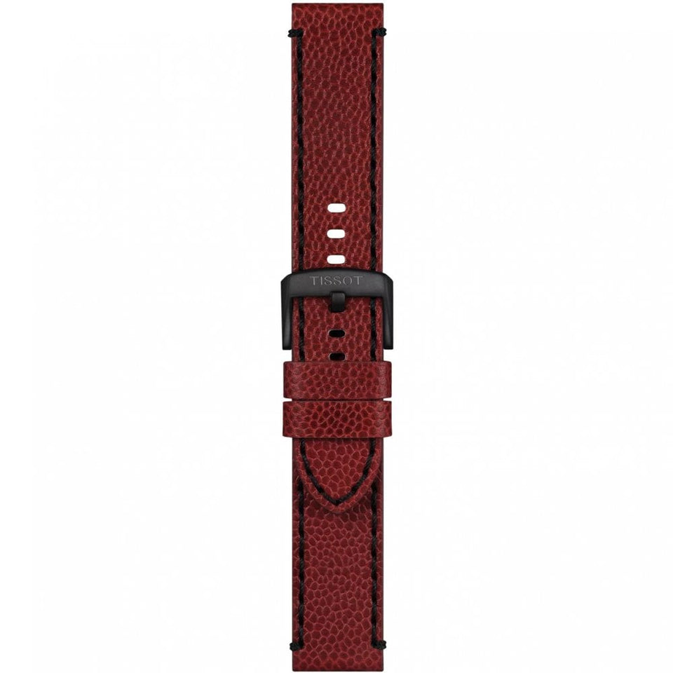 Tissot Official Burgundy Leather Strap 22mm