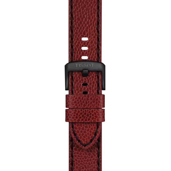 Tissot Official Burgundy Leather Strap 22mm
