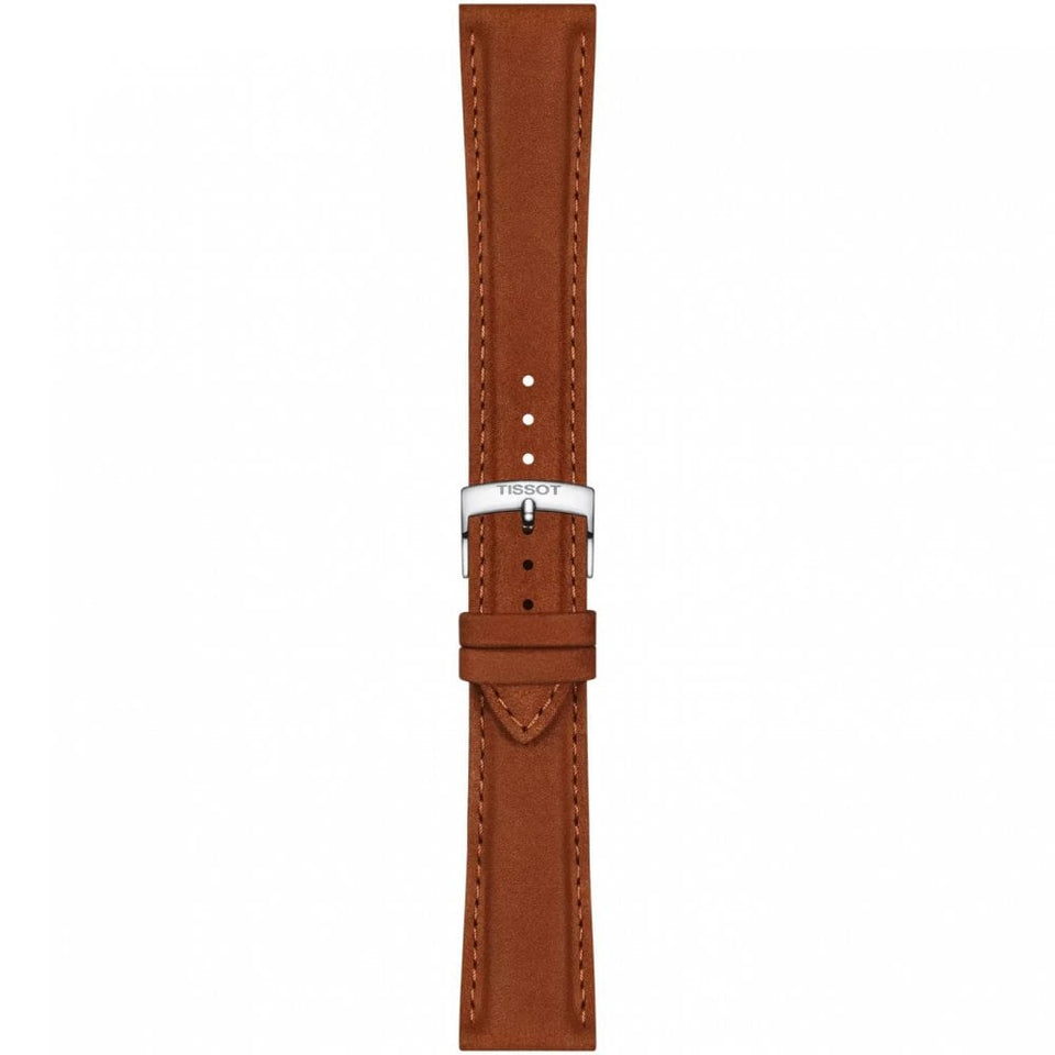 Tissot Official Camel Brown Leather Strap 21mm