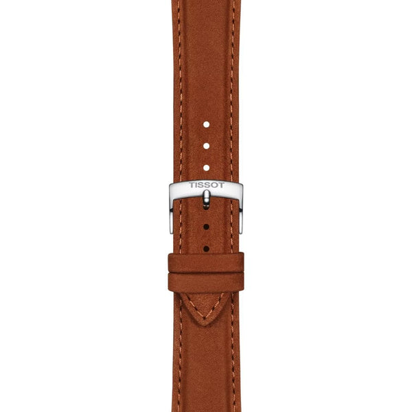Tissot Official Camel Brown Leather Strap 21mm