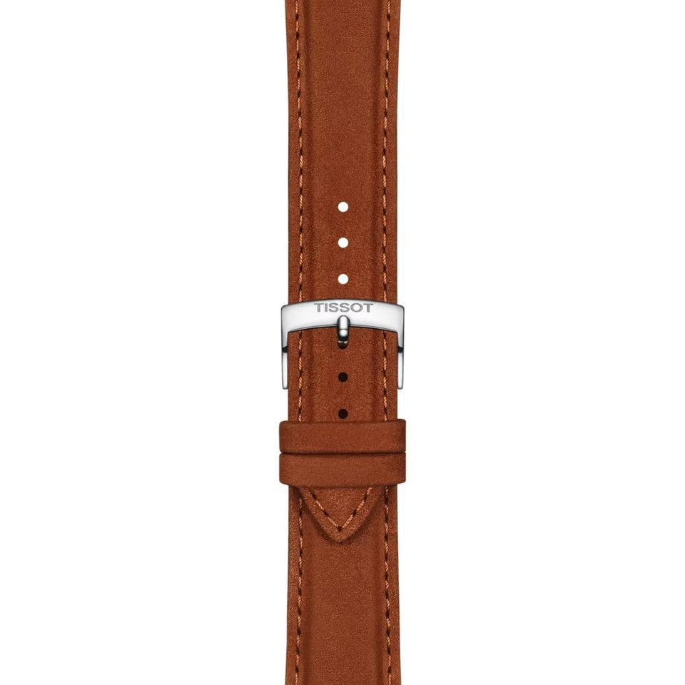 Tissot Official Camel Brown Leather Strap 21mm