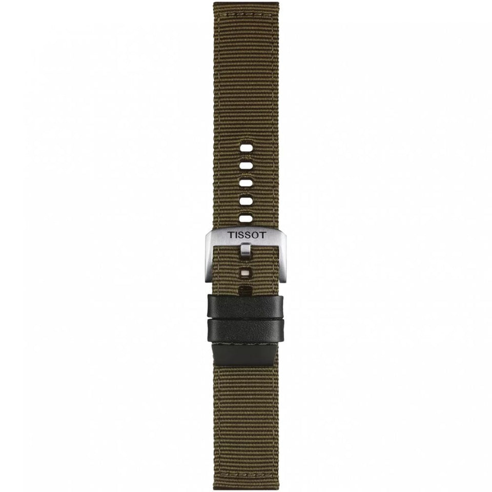Tissot Official Khaki Fabric Strap 22mm