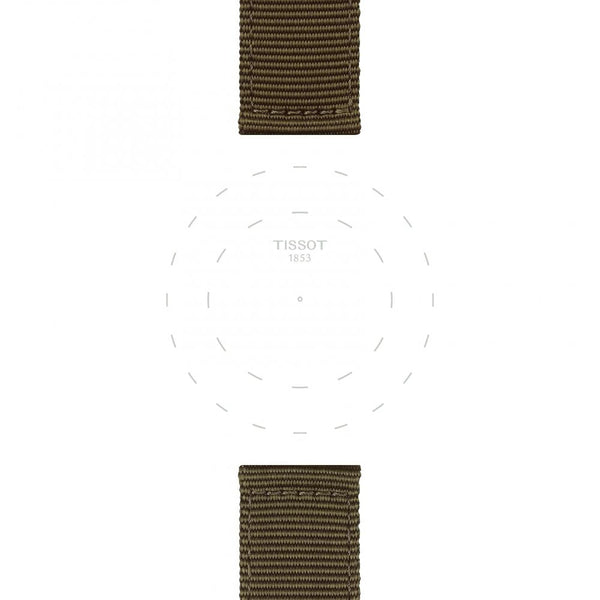 Tissot Official Khaki Fabric Strap 22mm