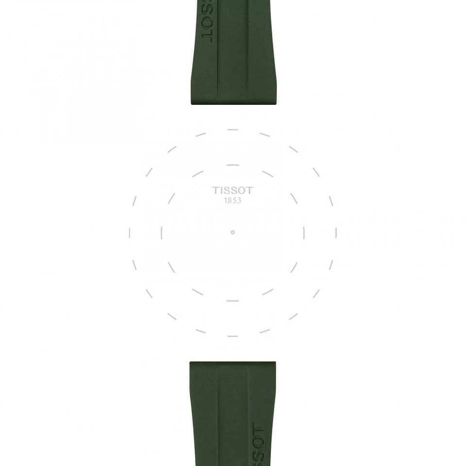 Tissot Official Khaki Rubber Strap 20mm