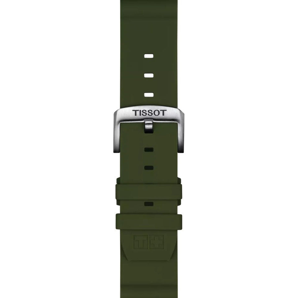 Tissot Official Khaki Silicone Strap 22mm