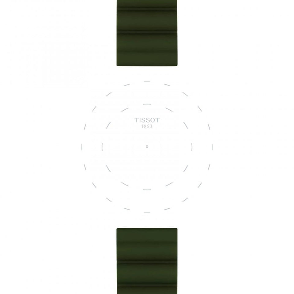 Tissot Official Khaki Silicone Strap 22mm