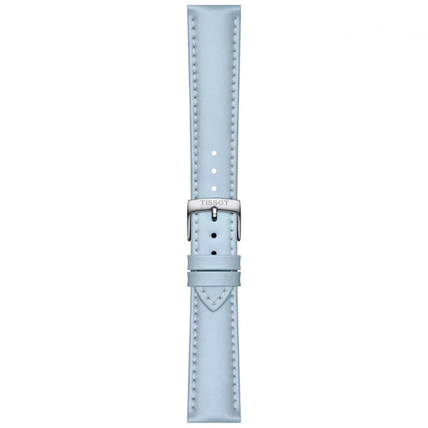 Tissot Official Light Blue Leather Strap 18mm