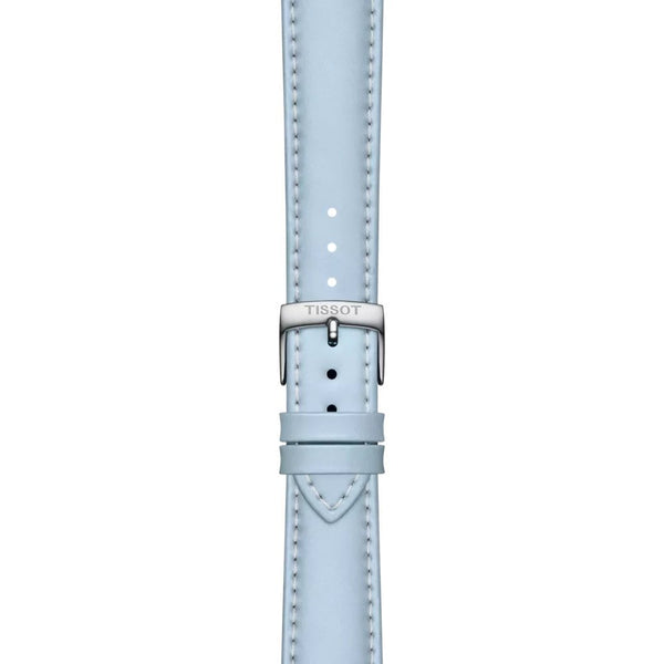 Tissot Official Light Blue Leather Strap 18mm