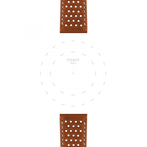 Tissot Official Light Brown Leather Strap 20mm