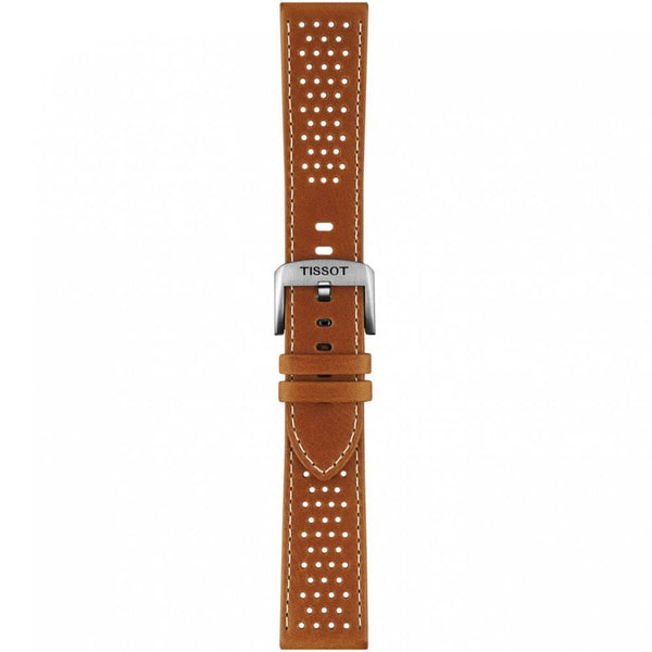 Tissot Official Light Brown Leather Strap 22mm